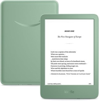 Czytnik e-booków New Kindle (11th Generation) - 2024 release 6" glare-free 16GB Wi-Fi (Ad-supported) Matcha
