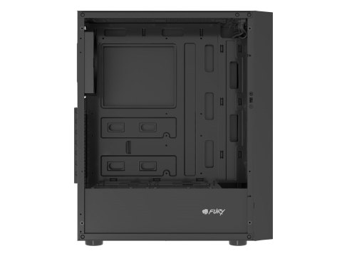 FURY OBUDOWA SHOBO SH8F MIDI TOWER Z OKNEM CZARNA