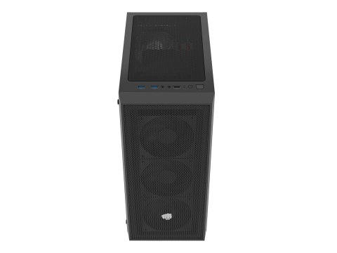 FURY OBUDOWA SHOBO SH8F MIDI TOWER Z OKNEM CZARNA