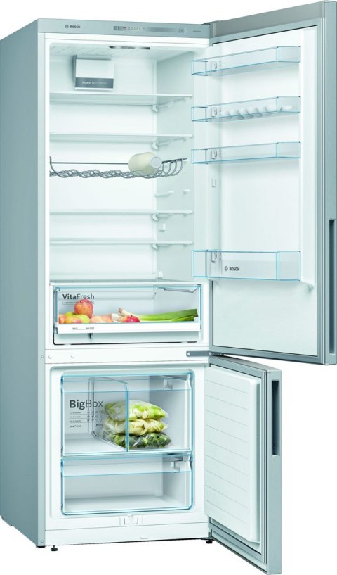 Lodówka BOSCH KGV58VLEAS No Frost 191 cm | MultiAirflow | SuperCooling | 496 l | inox