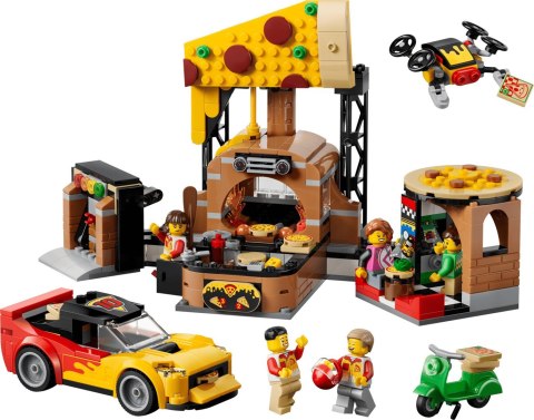 LEGO City 60496 - Dostawa pizzy z pojazdami