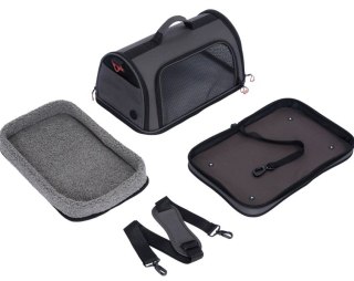 ZOLUX Torba transportowa dla psa i kota wzmocniona NOMAD L czarna 50×32×29