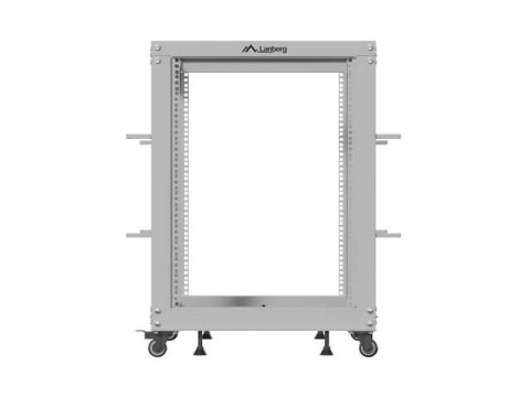 LANBERG OPEN RACK 19" 15U 600X600-1100 REGULOWANY SZARY