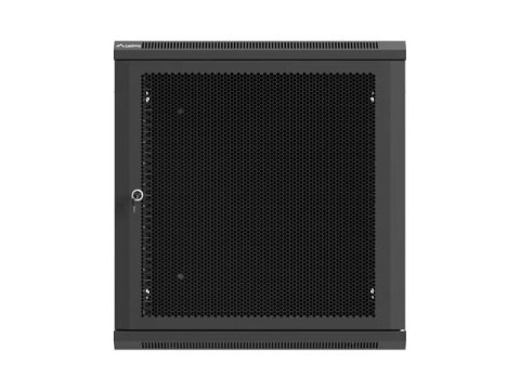 LANBERG SZAFA INSTALACYJNA RACK WISZĄCA 19" 12U 600X600 CZARNA DRZWI PERFOROWANE (FLAT PACK)