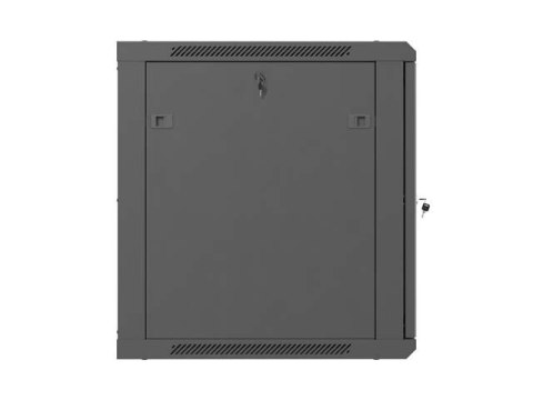 LANBERG SZAFA INSTALACYJNA RACK WISZĄCA 19" 12U 600X600 CZARNA DRZWI PERFOROWANE (FLAT PACK)