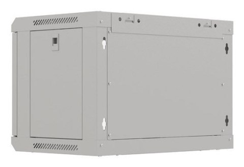 LANBERG SZAFA INSTALACYJNA RACK WISZĄCA 19" 6U 540X350 SZARA DRZWI PRZESZKLONE (FLAT PACK)