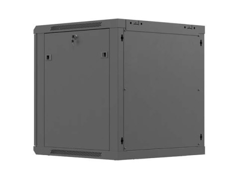 LANBERG SZAFA INSTALACYJNA RACK WISZĄCA 19" 12U 600X600 CZARNA DRZWI PERFOROWANE (FLAT PACK)