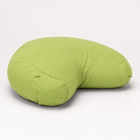 Poduszka do medytacji, półksiężyc, zielona, 40 × 26 × 15 cm