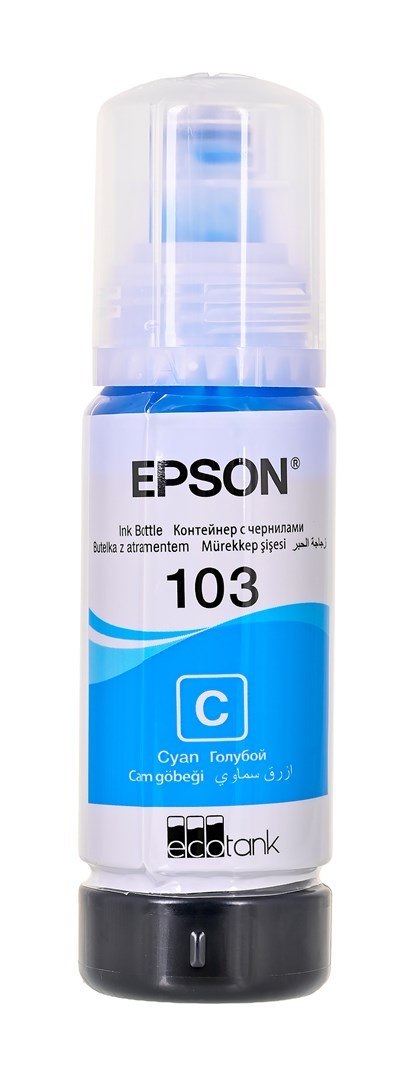 Tusz Epson C13T00S24A (oryginał 103; 65 ml; niebieski)