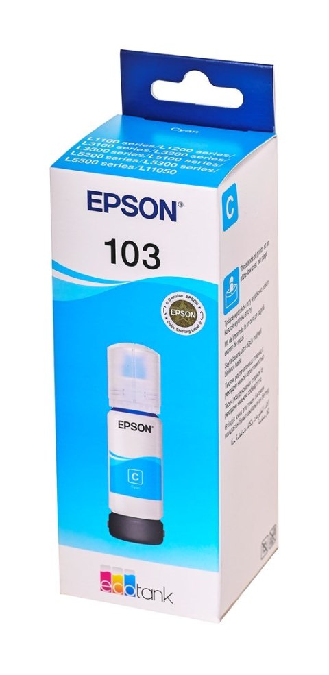 Tusz Epson C13T00S24A (oryginał 103; 65 ml; niebieski)