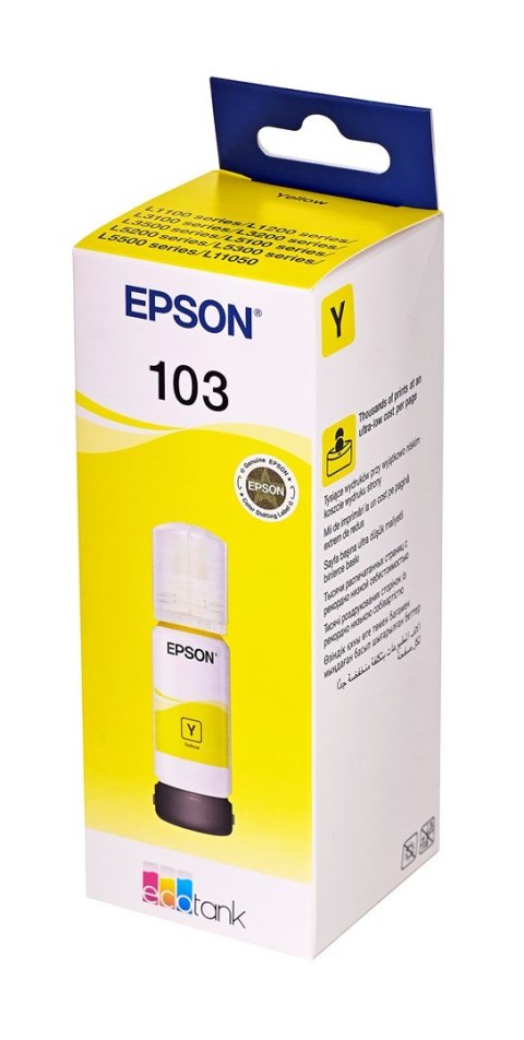 Tusz Epson C13T00S44A (oryginał 103; 65 ml; żółty)