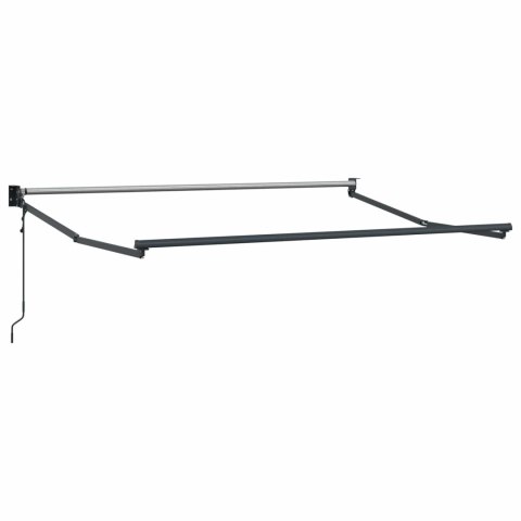 Markiza brązowy 3 x 2 m Poliester i Metal