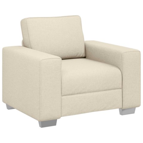 Sofa 2 pcs Beżowy 219 x 80 x 82 cm Tkanina lniana
