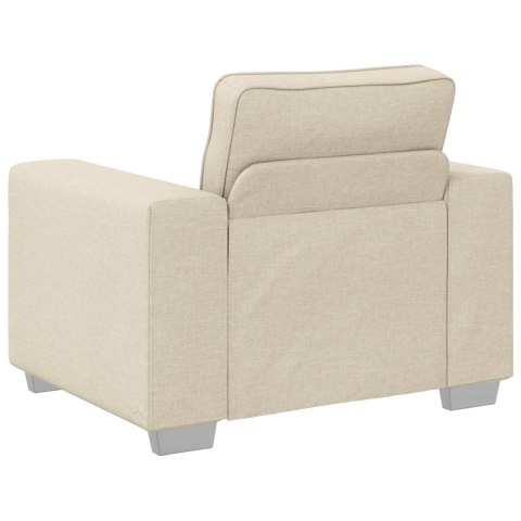 Sofa 2 pcs Beżowy 219 x 80 x 82 cm Tkanina lniana