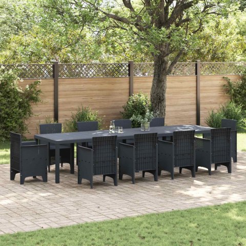 Stół Ogrodowy Antracyt 350 x 100 x 74 cm polirattan