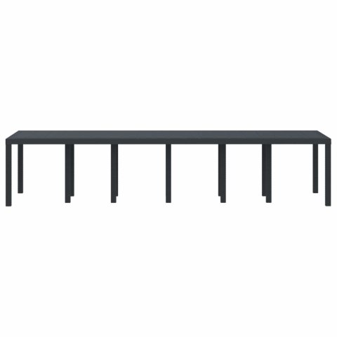 Stół Ogrodowy Antracyt 350 x 100 x 74 cm polirattan