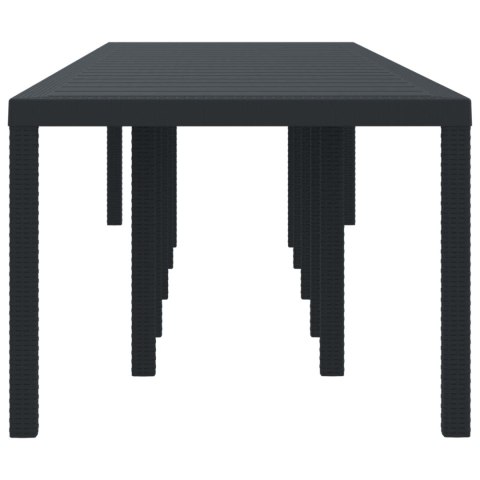 Stół Ogrodowy Antracyt 350 x 100 x 74 cm polirattan
