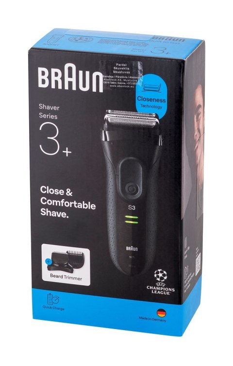 Golarka elektryczna 3000BT BRAUN Black/Grey