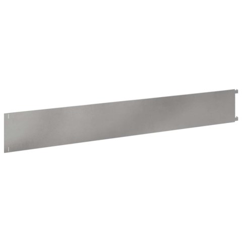 Krawężnik do trawnika 30 pcs 102 x 15 x 4 cm Stal srebrny