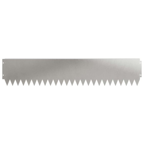 Krawężnik do trawnika 30 pcs 103 x 20 cm Stal srebrny