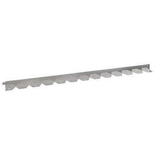 Krawężnik do trawnika 50 pcs 102 x 4 x 4 cm Stal srebrny