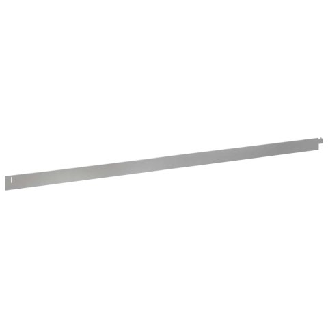 Krawężnik do trawnika 50 pcs 102 x 4 x 4 cm Stal srebrny