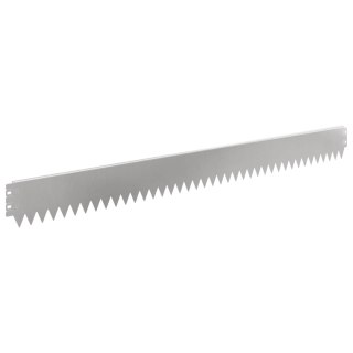 Krawężnik do trawnika 50 pcs 103 x 10 cm Stal srebrny