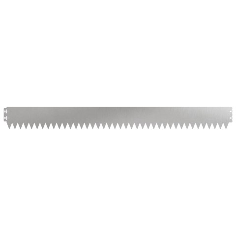 Krawężnik do trawnika 50 pcs 103 x 10 cm Stal srebrny