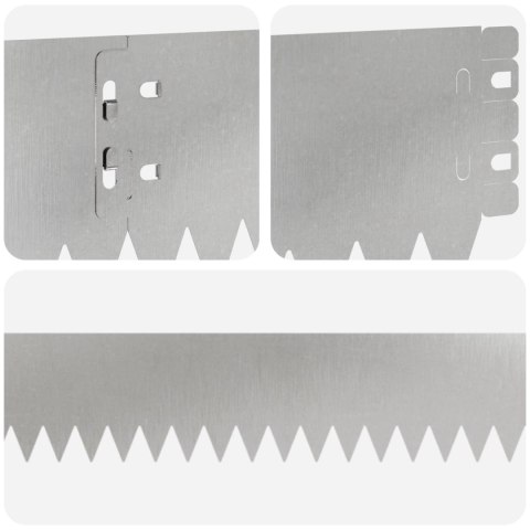 Krawężnik do trawnika 50 pcs 103 x 10 cm Stal srebrny