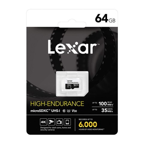 Karta pamięci Lexar High-Endurance microSDHC/microSDXC 64GB