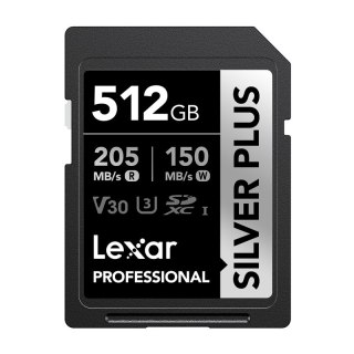 Karta pamięci Lexar Professional SILVER PLUS SDXC 512GB
