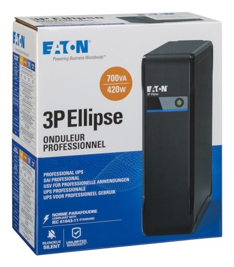 ZASILACZ UPS Eaton 3P Ellipse 700 DIN 3P700D