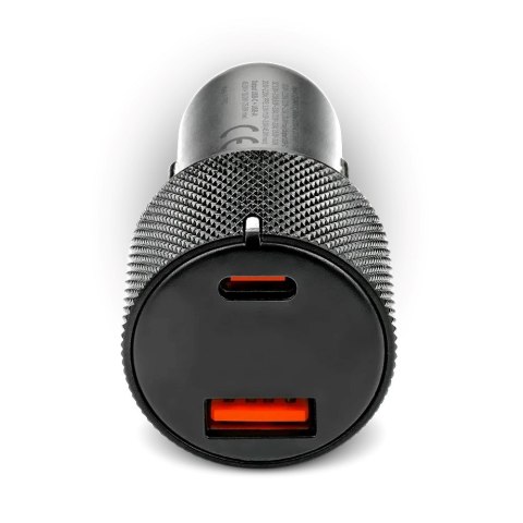 EVERACTIVE ŁADOWARKA SAMOCHODOWA 1X USB QC3.0, 1 X USB-C PD 75W CZARNA CC-50Q