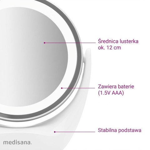 Lustro kosmetyczne Medisana 2w1 CM 835