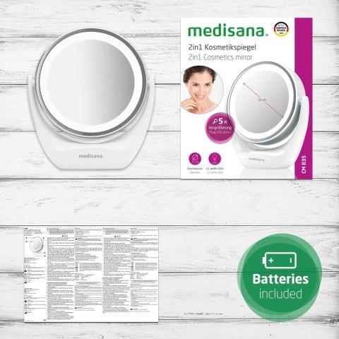 Lustro kosmetyczne Medisana 2w1 CM 835