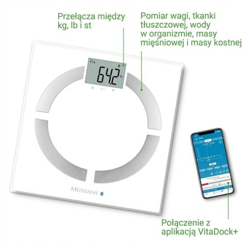 Waga analityczna Medisana BS 444 (biały)