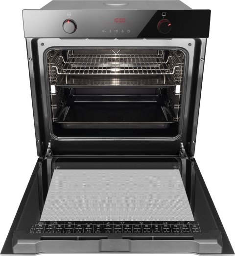 Piekarnik parowy AMICA ED47637BA+ X-TYPE STEAM 65 l | para | pyroliza | termoobieg | czarny