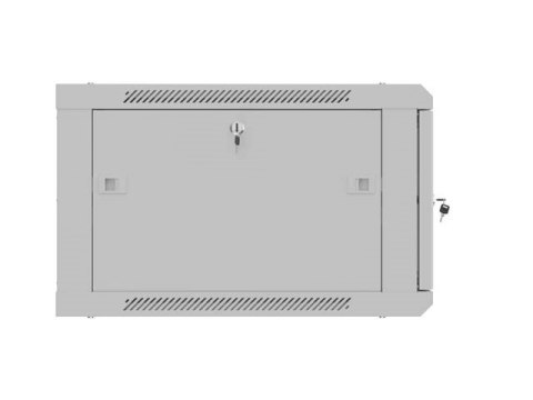 LANBERG SZAFA INSTALACYJNA RACK WISZĄCA 19" 6U 600X600 SZARA DRZWI PERFOROWANE (FLAT PACK)