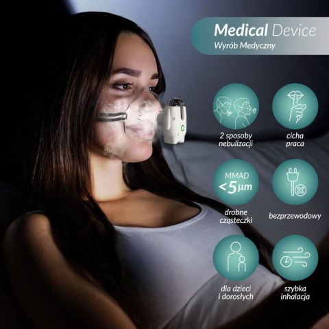 NENO PRZENOŚNY NEBULIZATOR ULTRADŹWIĘKOWY ATEMO