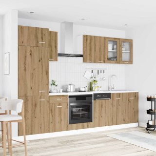VidaXL Jednostka kuchenna Lyon 8 pcs Dąb artisan Drewno inżynieryjne