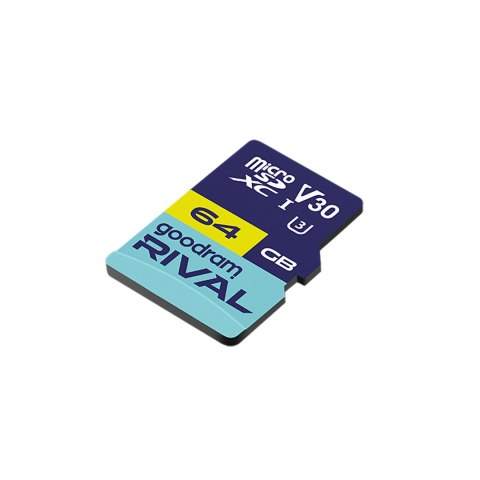 Karta pamięci microSD 64 GB V30 UHS-III Goodram Rival z adapterem