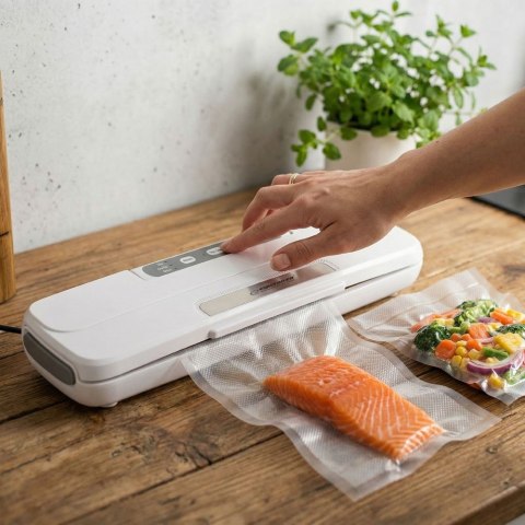 ESPERANZA ZGRZEWARKA PRÓŻNIOWA DO ŻYWNOŚCI STEAK TARTARE BIAŁA 107W EKV001