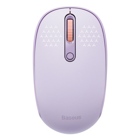 Myszka bezprzewodowa 3 tryby łączności 2.4GHz Bluetooth 3.0 5.0 F01B - fioletowa