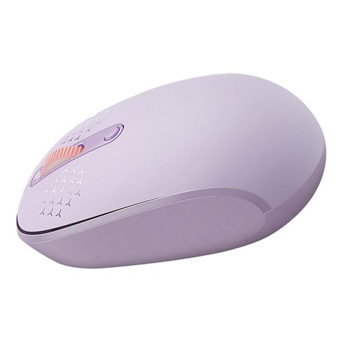 Myszka bezprzewodowa 3 tryby łączności 2.4GHz Bluetooth 3.0 5.0 F01B - fioletowa