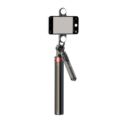 Selfie stick teleskopowy statyw do zdjęć z podwójną lampą i uchwytem na telefon 1.75m