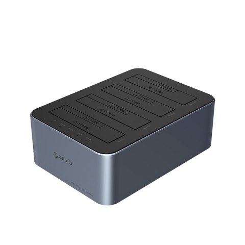 Stacja dokująca 6646C3-C z klonowaniem offline na 4 dyski 2.5'' / 3.5'' SATA HDD / SSD - szara