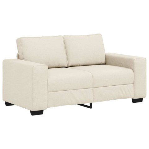 Sofa 3 pcs Beżowy 221 x 80 x 82 cm Tkanina lniana