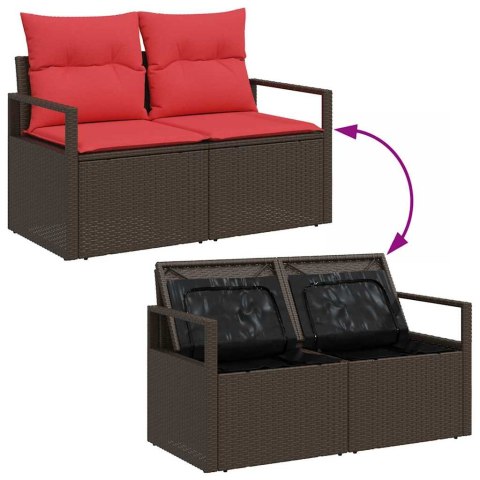 Zestaw Sof z poduszką 4 pcs polirattan