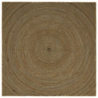 VidaXL Dywany pokojowe Czarny 300 x 300 cm Juta