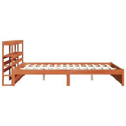 Ramka łóżka Woskowy Brąz 120 x 200 cm Lite drewno sosnowe